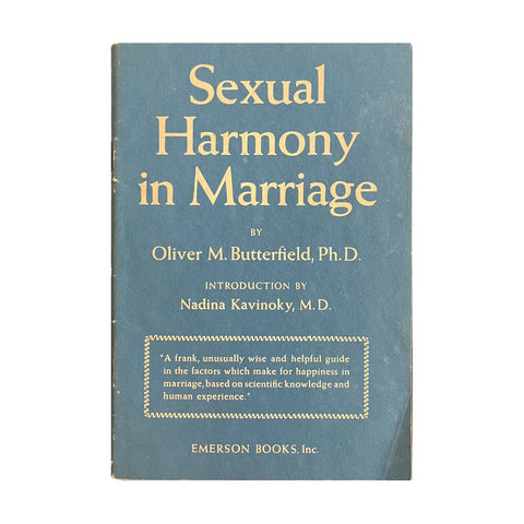 Sexual Harmony in Marriage - Vintage 1955