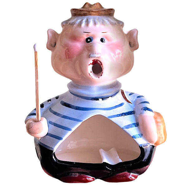 Smoking Shopper Ashtray - Vintage 1960's