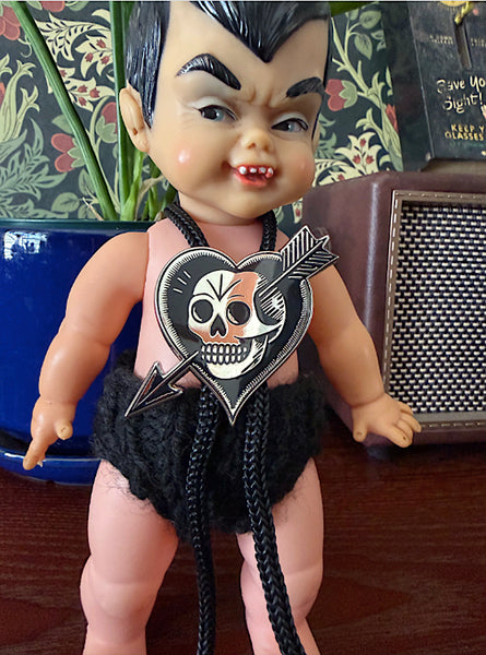 Skull of Love Bolo Tie