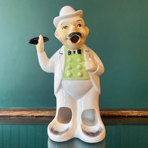 Smoking Man Ashtray - Vintage 1950's