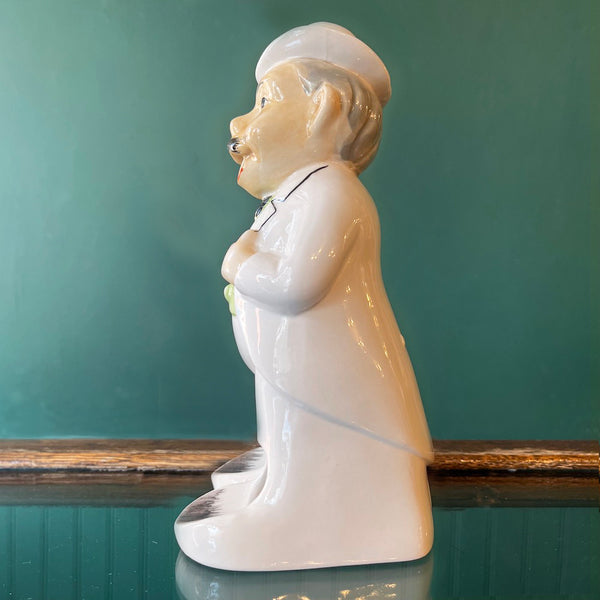 Smoking Man Ashtray - Vintage 1950's