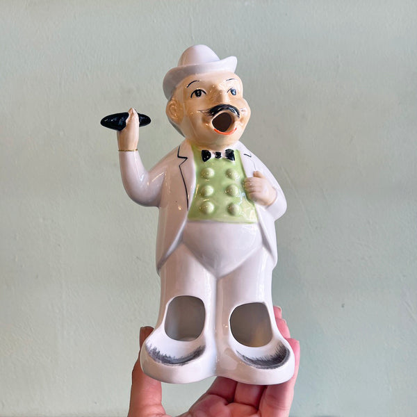 Smoking Man Ashtray - Vintage 1950's