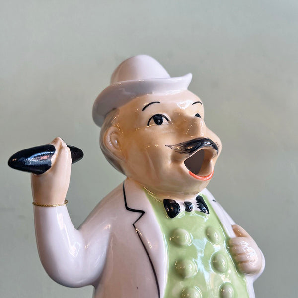 Smoking Man Ashtray - Vintage 1950's