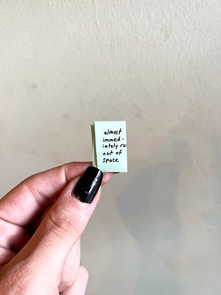 A Tiny Zine: Starting Projects, Making Things, and Being Creative