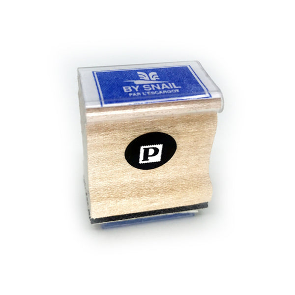 By Snail Mail Rubber Stamp