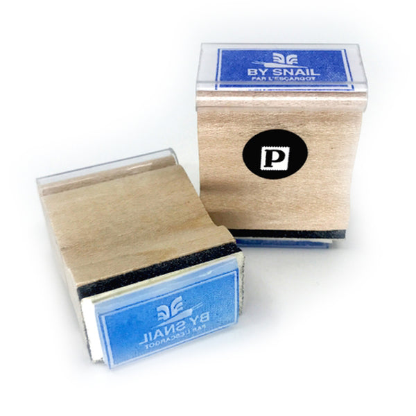 By Snail Mail Rubber Stamp