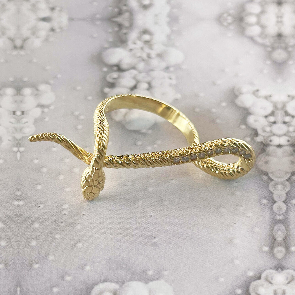 Coiled Serpent Ring