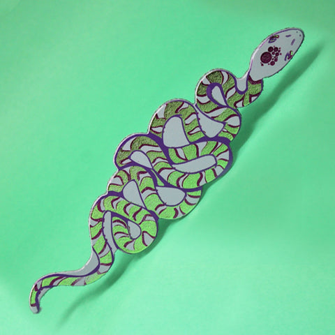 Leather Snake Bookmark