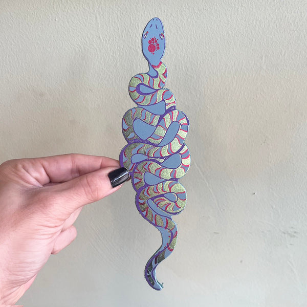 Leather Snake Bookmark