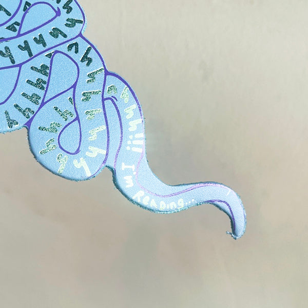 Leather Snake Bookmark