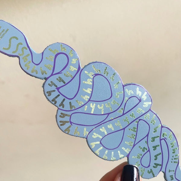 Leather Snake Bookmark