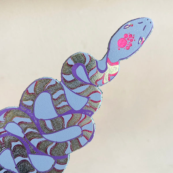 Leather Snake Bookmark