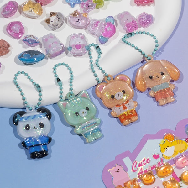 Puffy Sparkle Bear Sticker Sheet