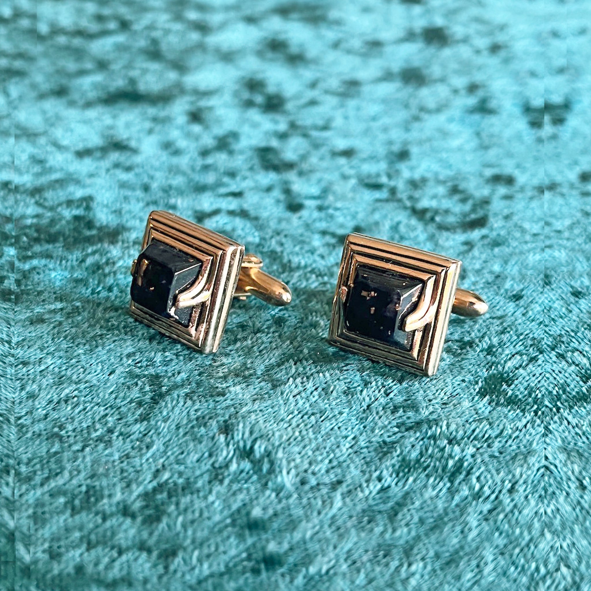 Vintage Gold Specks Cufflinks