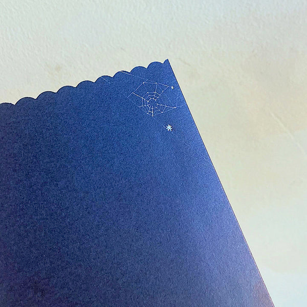 Shiny Web Halloween Card