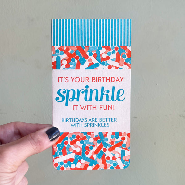 Happy Birthday Sprinkles Card