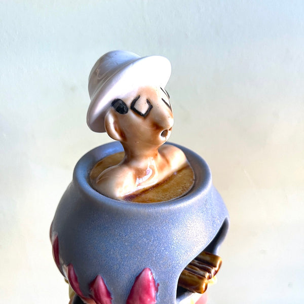 Smoking Soup Ashtray - Vintage 1960's