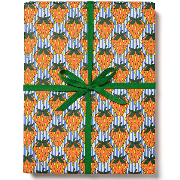 Strawberry Sprinkles Gift Wrap