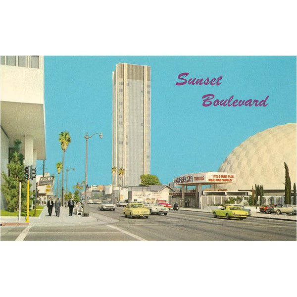 Sunset Boulevard Postcard