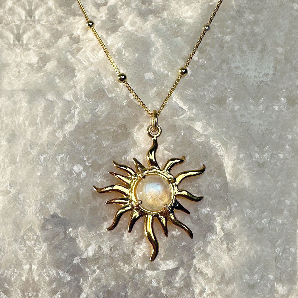 Eternal Sun Moonstone Necklace