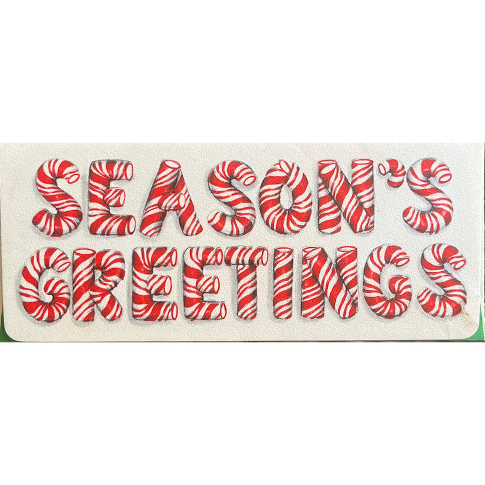 Seasons Greetings - Vintage Christmas Card