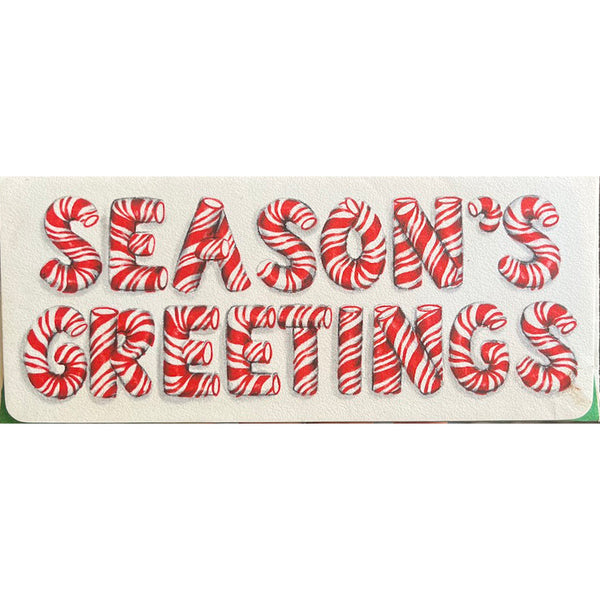 Seasons Greetings - Vintage Christmas Card