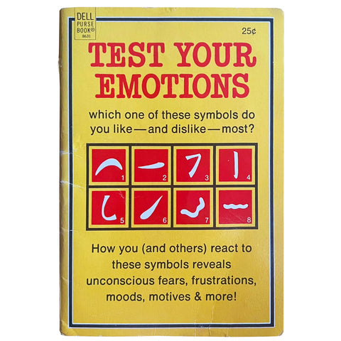 Test Your Emotions - Vintage 1971 Advice Book