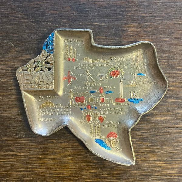 Vintage Souvenir State Ashtrays