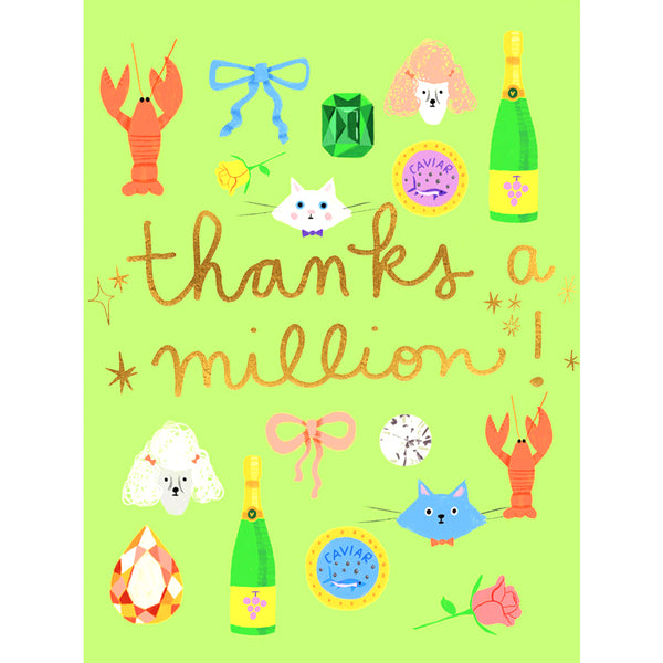 Thanks A Million Card