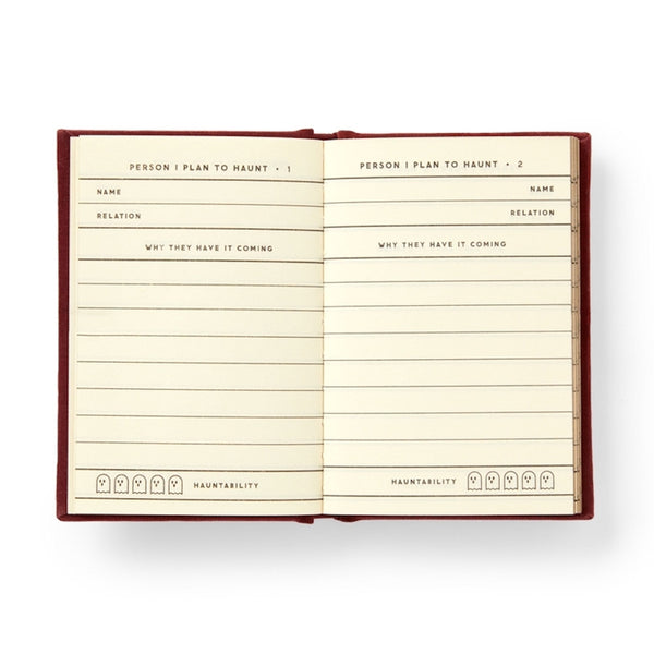 People I Plan To Haunt Tiny Diary