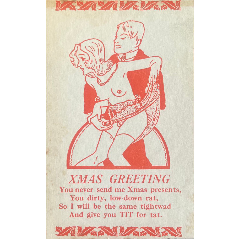 Tit For Tat - Vintage 1930's Naughty Card