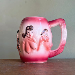 Vintage 1940's Titty Committee Mug