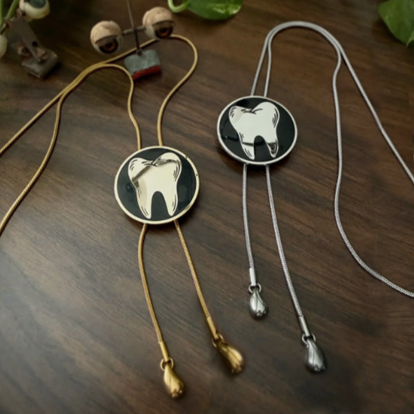 Lucky Tooth Bolo Tie