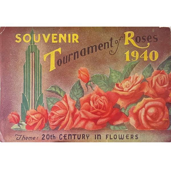 Pasadena Tournament of Roses Postcard Book - Vintage 1940