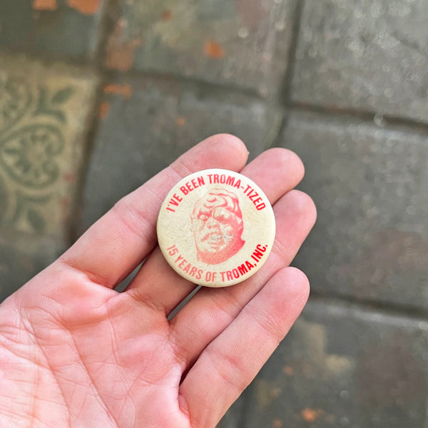 Vintage 1989 Troma Button