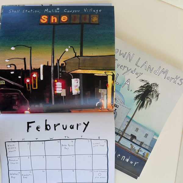 Unknown LA Landmarks 2027 Calendar