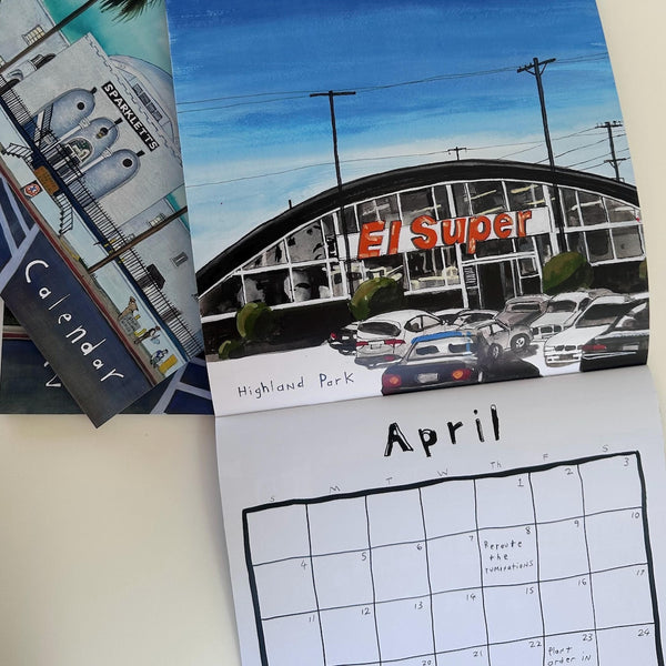 Unknown LA Landmarks 2027 Calendar