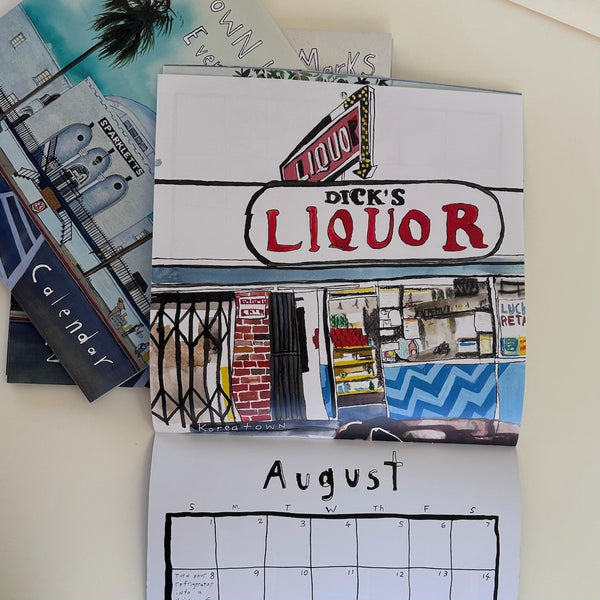 Unknown LA Landmarks 2027 Calendar