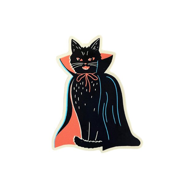 Vampire Cat Sticker