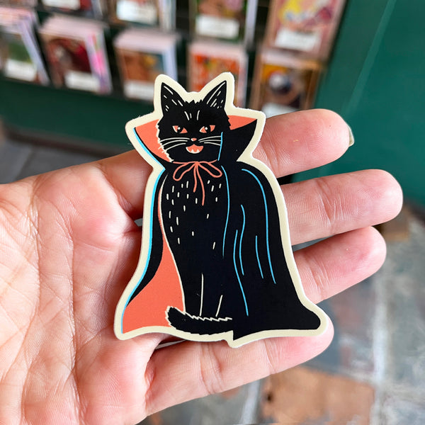 Vampire Cat Sticker
