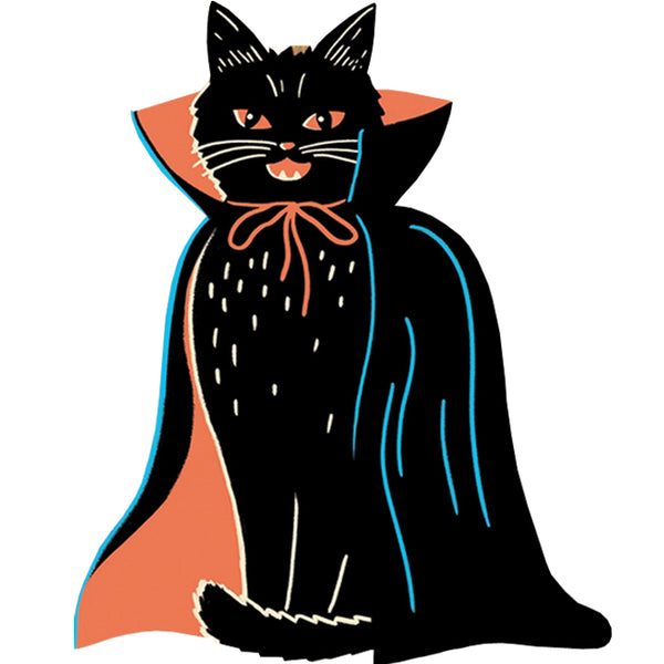 Vampire Cat Wall Decor