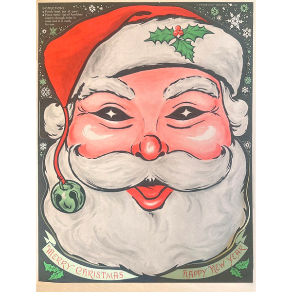 Vintage 1940's Santa Claus Mask