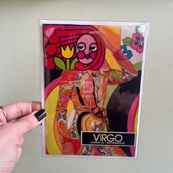 VIRGO - One of a Kind Zodiac Card