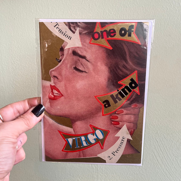 VIRGO - One of a Kind Zodiac Card