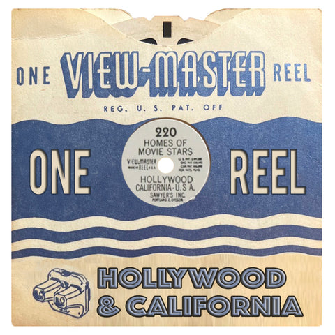 Hollywood & California - Vintage View Master Reels