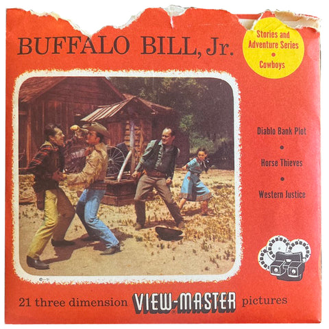 Buffalo Bill Jr. - Vintage 1950's View Master Reel Set