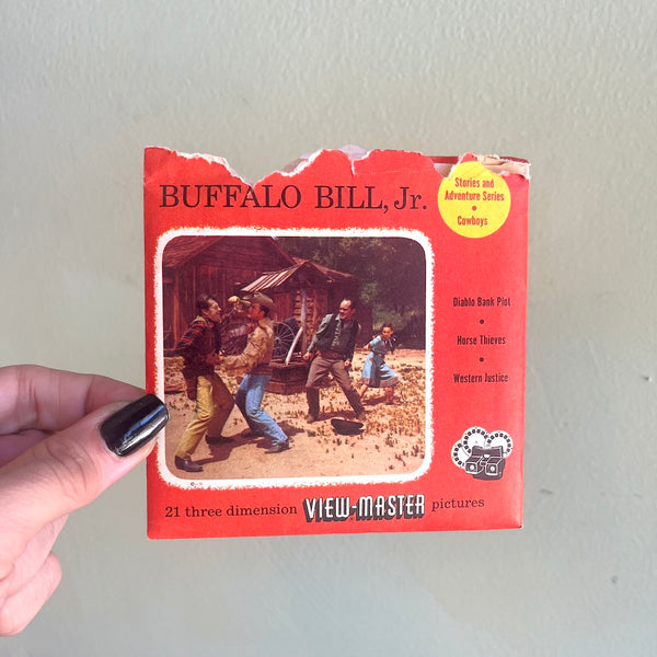 Buffalo Bill Jr. - Vintage 1950's View Master Reel Set