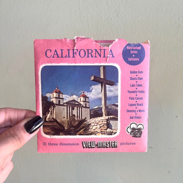 California - Vintage 1950's View Master Reel Set