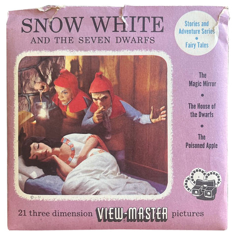 Snow White & The Seven Dwarfs - Vintage 1950's View Master Reel Set