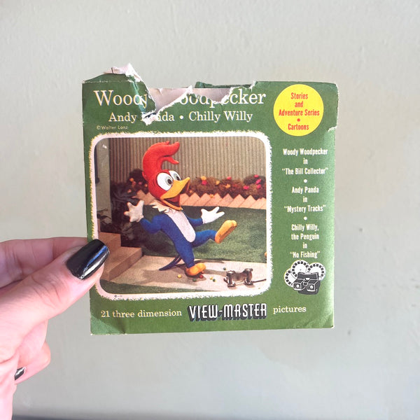 Woody Woodpecker - Vintage 1950's View Master Reel Set